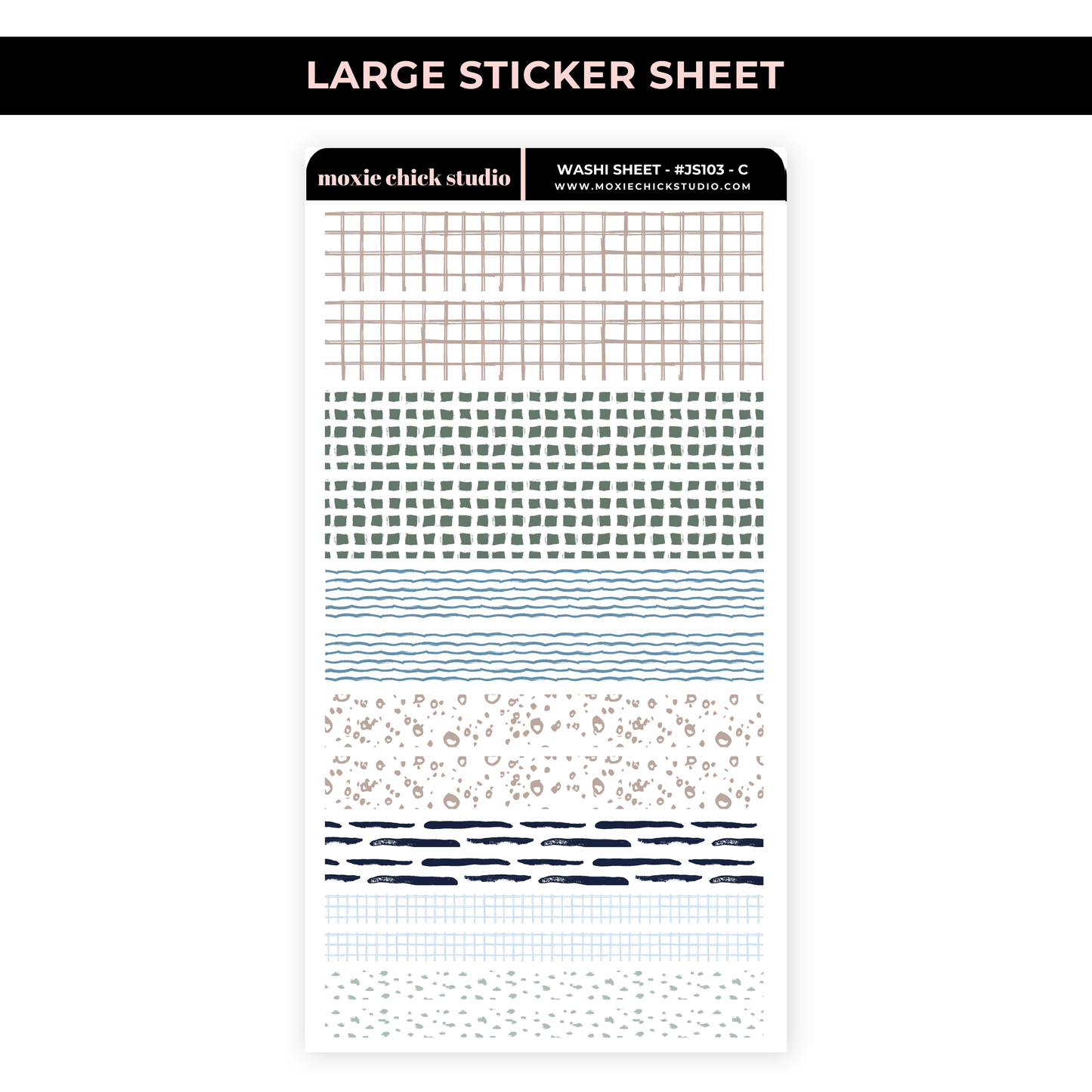 WASHI SHEET / #JS103C / NEW RELEASE