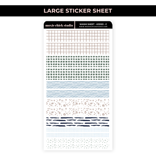 WASHI SHEET / #JS103C / NEW RELEASE