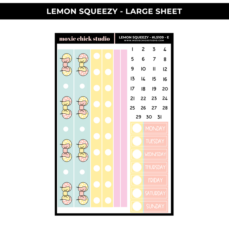 LEMON SQUEEZY (HAND DRAWN) - NEW RELEASE