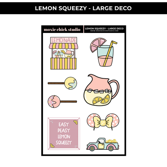 LEMON SQUEEZY - LARGE DECO - NEW RELEASE