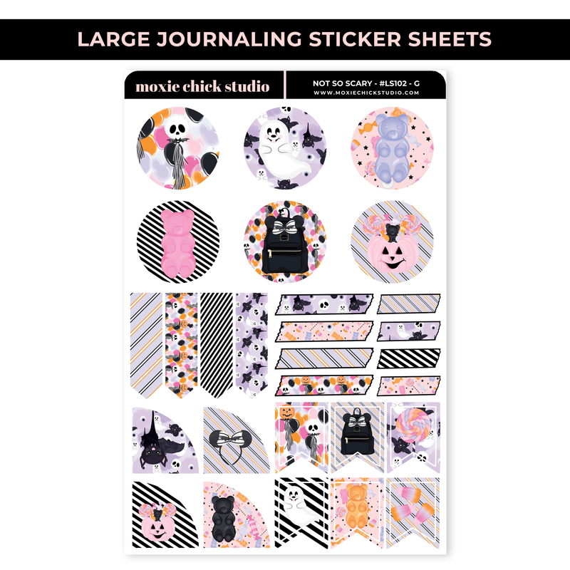 NOT SO SCARY / JOURNALING SHEETS / NEW RELEASE