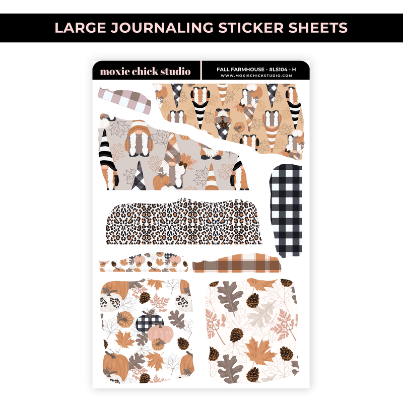 FALL FARMHOUSE / JOURNALING SHEETS / NEW RELEASE