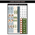 COZY HOLIDAYS / 5 LARGE SHEETS / NEW RELEASE