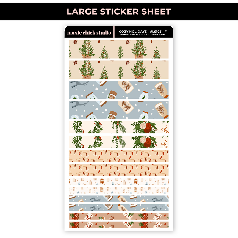 COZY HOLIDAYS / WASHI SHEET / NEW RELEASE