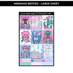 MERMAID BESTIES (HAND DRAWN) - NEW RELEASE