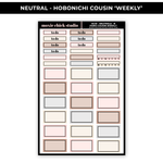 NEUTRAL 'HOBONICHI COUSIN - WEEKLY' - NEW RELEASE