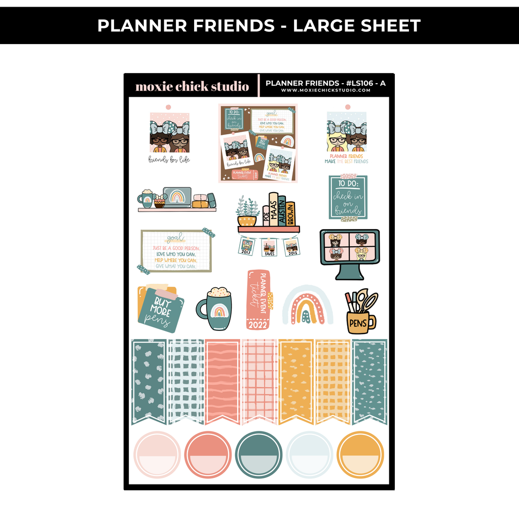 PLANNER FRIENDS (HAND DRAWN) - NEW RELEASE