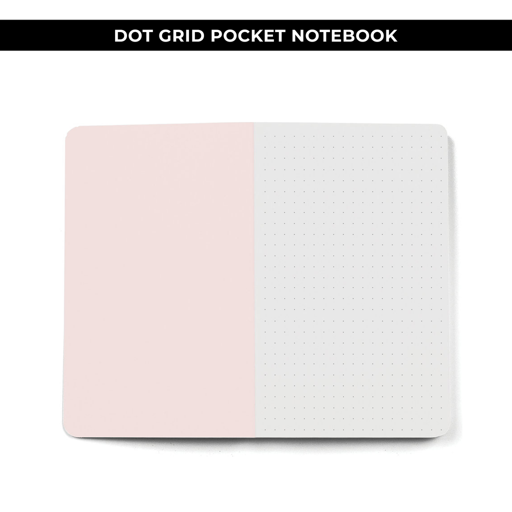 DOT GRID POCKET NOTEBOOK - PHONE STRONG FEARLESS BRAVE / NEW RELEASE