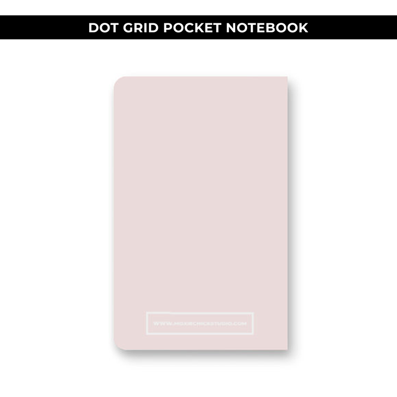 DOT GRID POCKET NOTEBOOK - PHONE STRONG FEARLESS BRAVE / NEW RELEASE