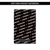 DOT GRID POCKET NOTEBOOK - WORDS BLACK BACKGROUND / NEW RELEASE