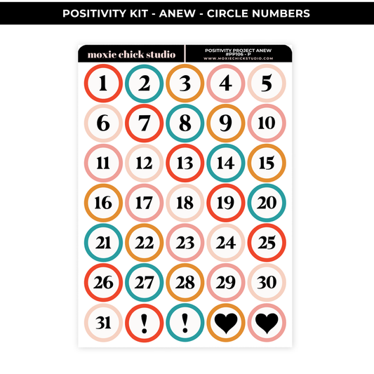 ANEW POSITIVITY PROJECT - CIRCLE NUMBERS - NEW RELEASE