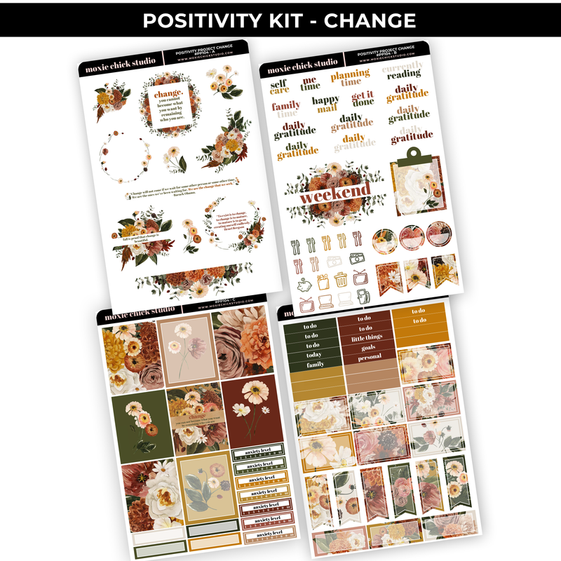 CHANGE - POSITIVITY PROJECT KIT - NEW RELEASE