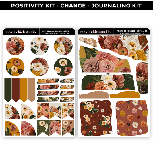 CHANGE POSITIVITY PROJECT - JOURNALING KIT - NEW RELEASE