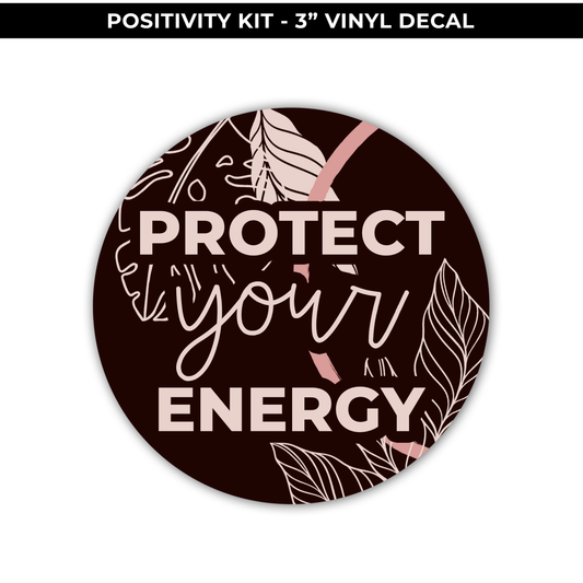 VINYL DECAL - 'ENERGY' POSITIVITY PROJECT