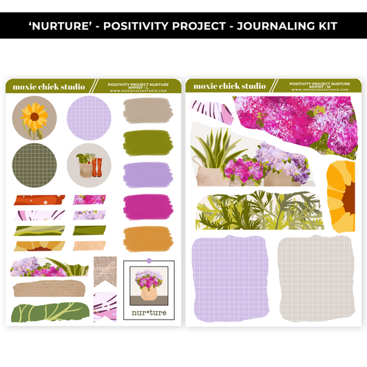 NURTURE POSITIVITY PROJECT - JOURNALING KIT - NEW RELEASE