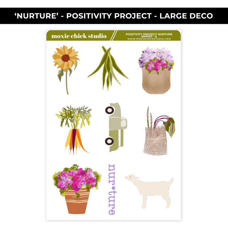 NURTURE POSITIVITY PROJECT - LARGE DECO - NEW RELEASE