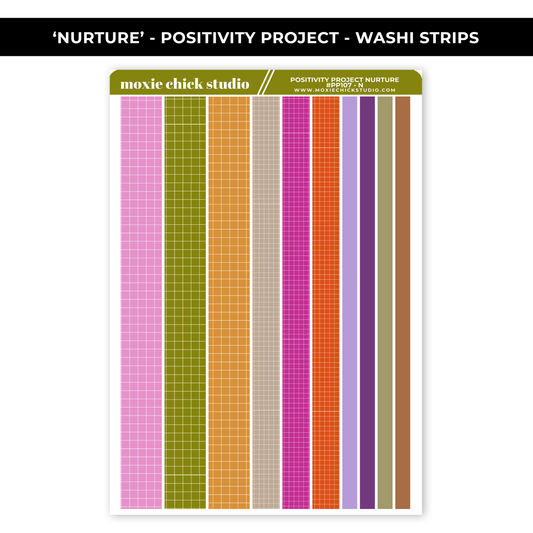 NURTURE POSITIVITY PROJECT - WASHI SHEET - NEW RELEASE