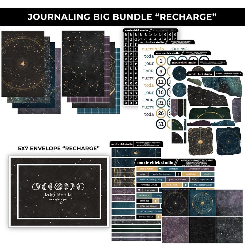 JOURNALING BIG BUNDLE "RECHARGE" - NEW RELEASE