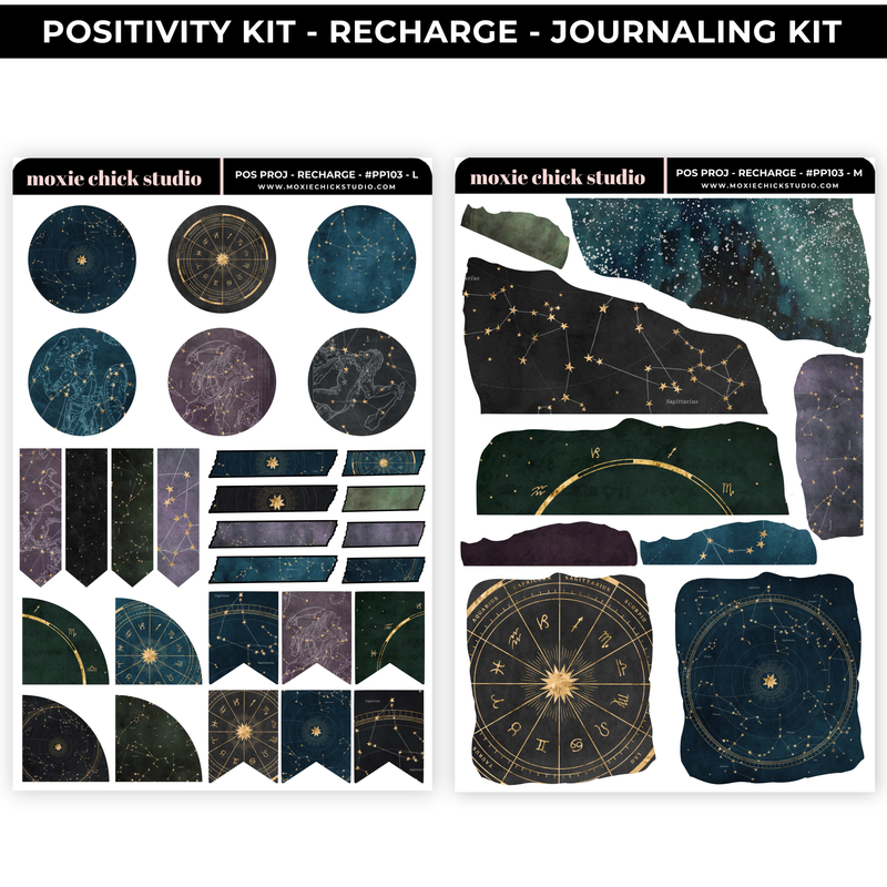 RECHARGE POSITIVITY PROJECT - JOURNALING KIT - NEW RELEASE