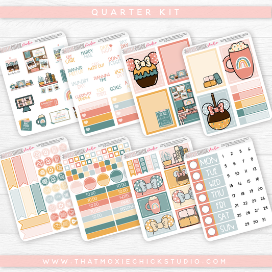 PLANNER FRIENDS - 8 SHEETS QUARTER KIT