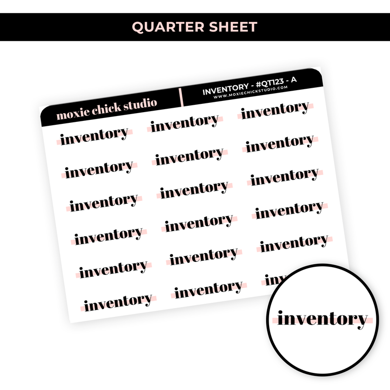 INVENTORY HIGHLIGHT TEXT #QT123 - NEW RELEASE