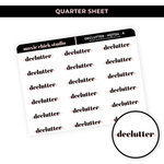 DECLUTTER HIGHLIGHT TEXT #QT124 - NEW RELEASE