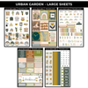 URBAN GARDEN - 5 LARGE SHEETS - NEW RELEASE