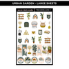 URBAN GARDEN - 5 LARGE SHEETS - NEW RELEASE