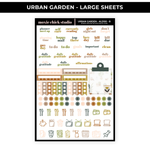 URBAN GARDEN - 5 LARGE SHEETS - NEW RELEASE