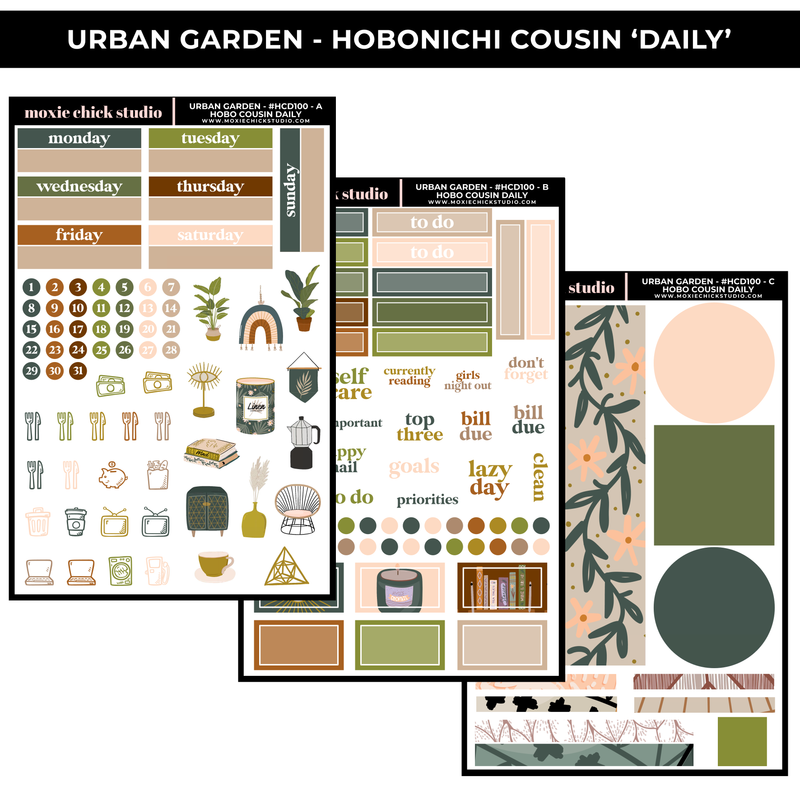 URBAN GARDEN 'HOBONICHI COUSIN - DAILY' - NEW RELEASE