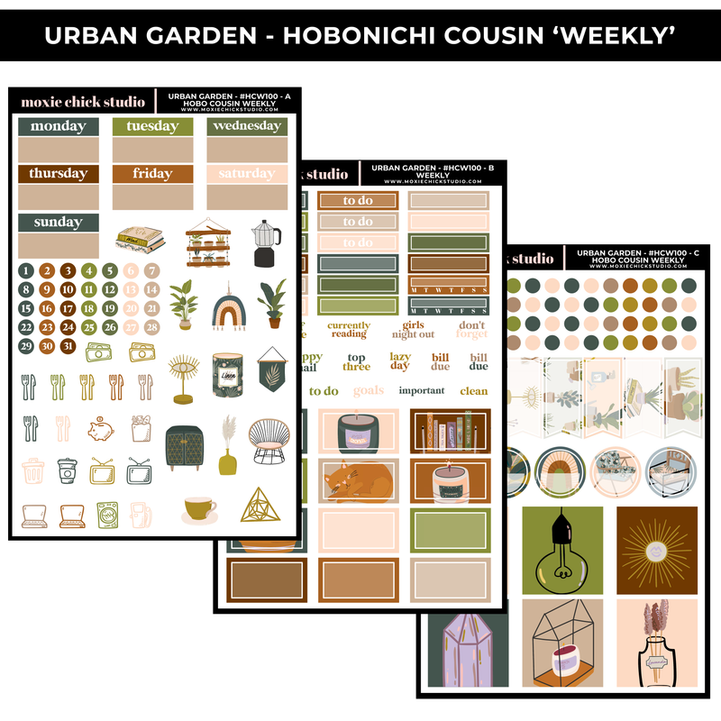 URBAN GARDEN 'HOBONICHI COUSIN - WEEKLY' - NEW RELEASE