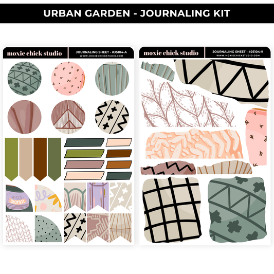 URBAN GARDEN - JOURNALING SHEETS - NEW RELEASE