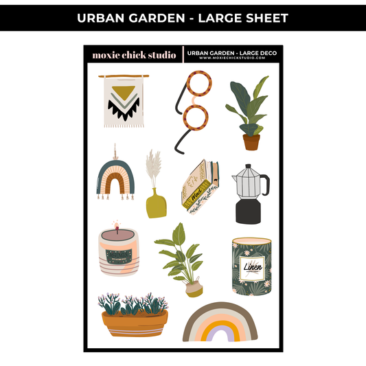 LARGE DECO - URBAN GARDEN - NEW RELEASE