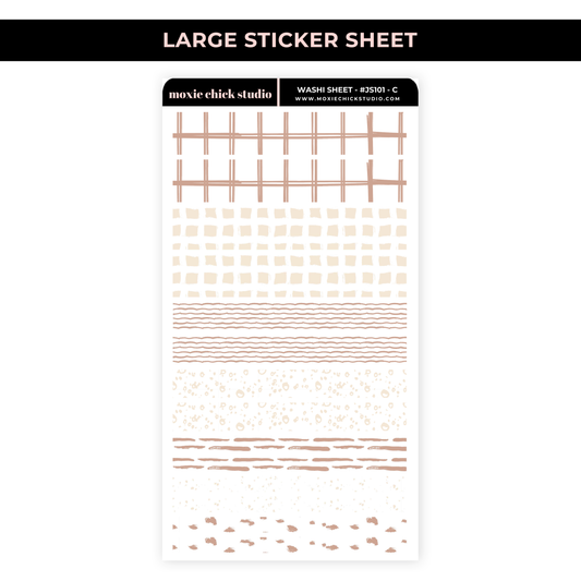 WASHI SHEET / #JS101C / NEW RELEASE