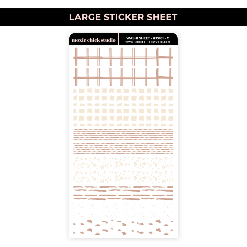 WASHI SHEET / #JS101C / NEW RELEASE